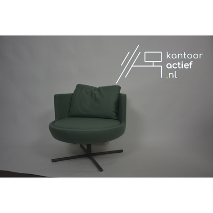 Stijlvolle Groene Draaistoel - Perfect voor Thuis of Kantoor